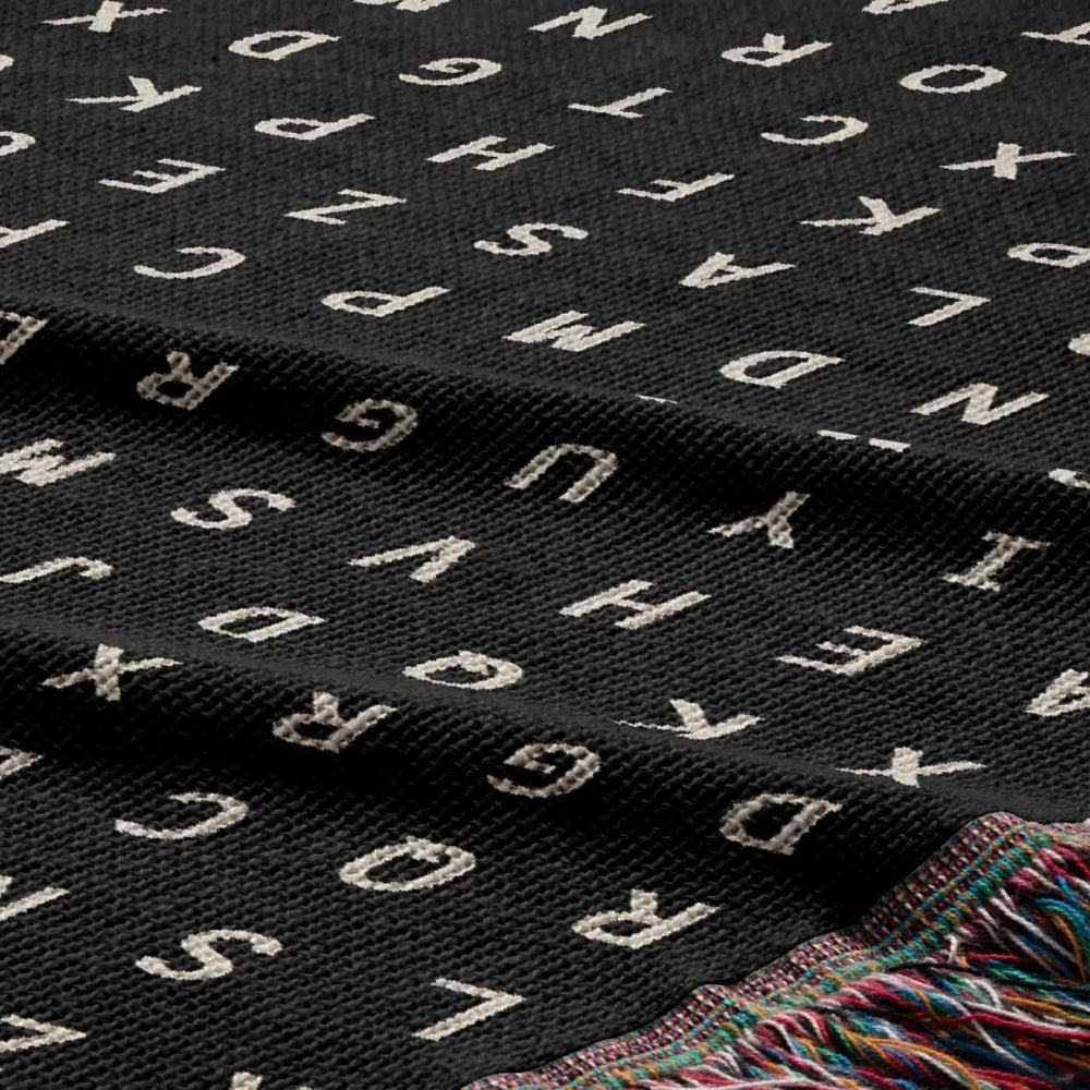 Traverse City, Michigan Woven Blanket - Word Search Studio by Designed With Meaning