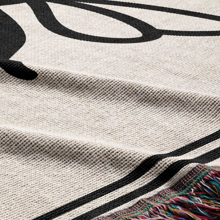 The Honeybee Woven Throw Blanket, Personalized Gift, Designed With Meaning