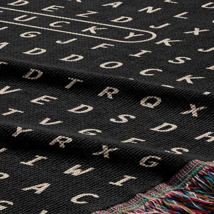 Kentucky Derby Word Search Studio Woven Throw Blanket, Designed With Meaning