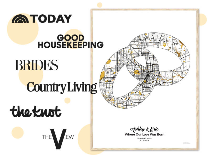 Feature a Designed With Meaning Custom City Map